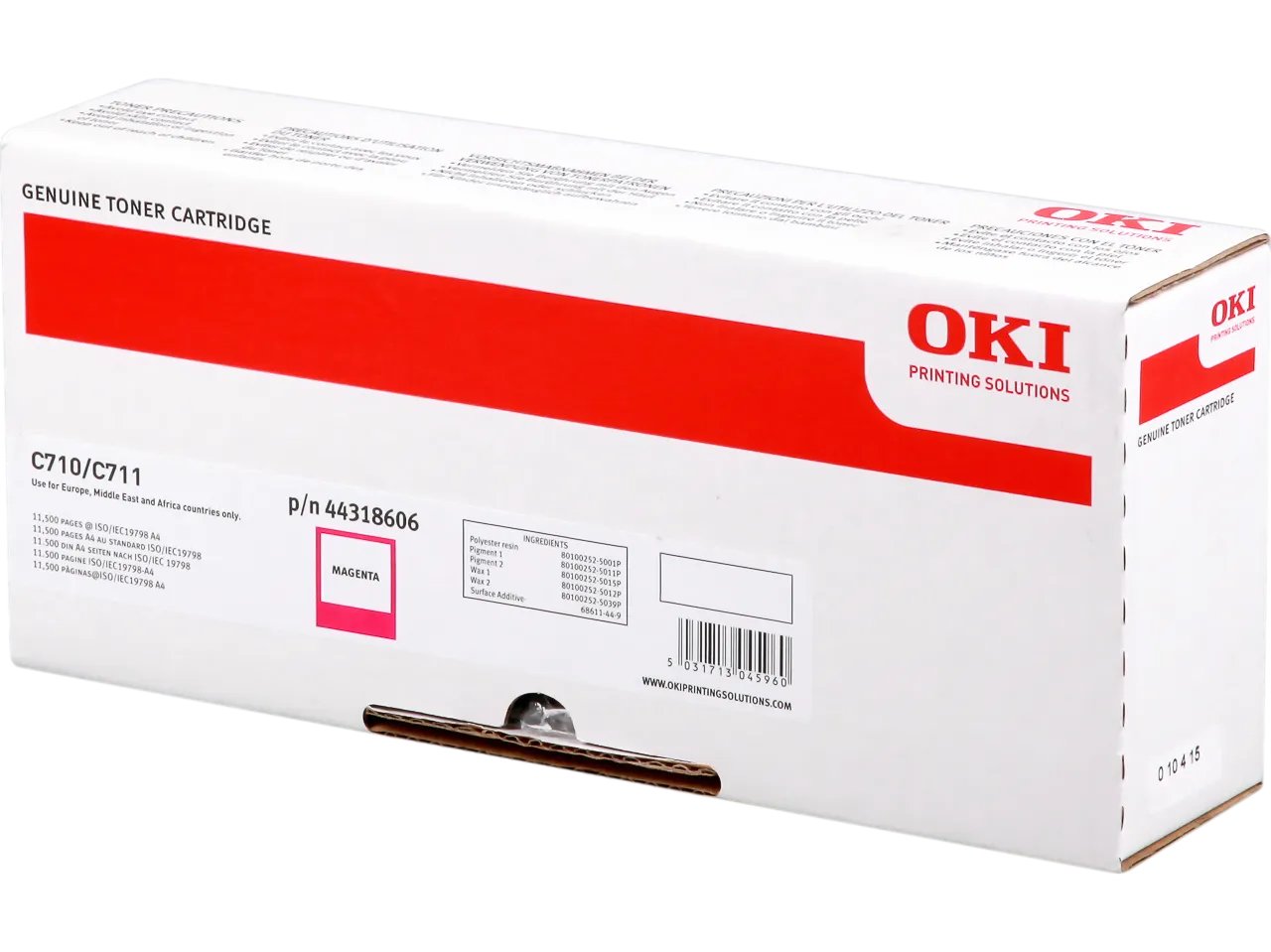 44318606 OKI C710 Toner magenta