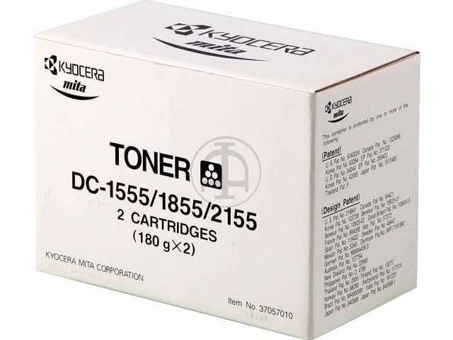 37057010 KYOCERA DC1555 Toners (2) Noir