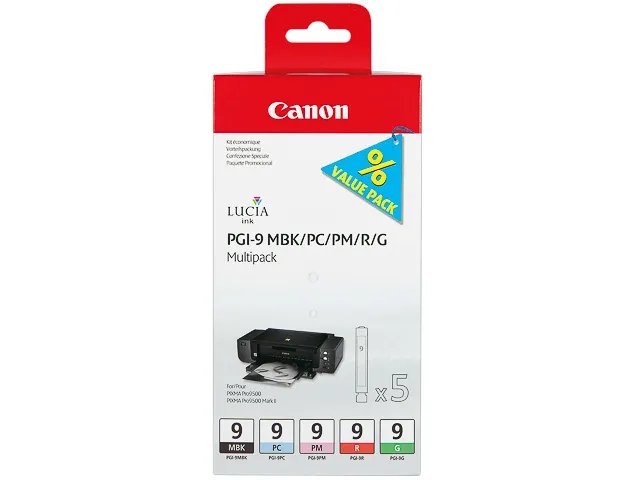 PGI9 CANON PRO9500 - cartouche  (5)noire MatPCPMRG