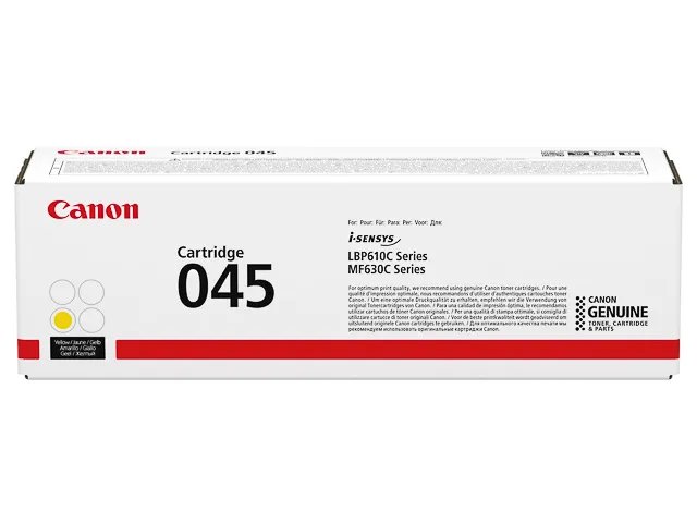 CANON Cartouche Toner CRG045Y Jaune 1 300 pages