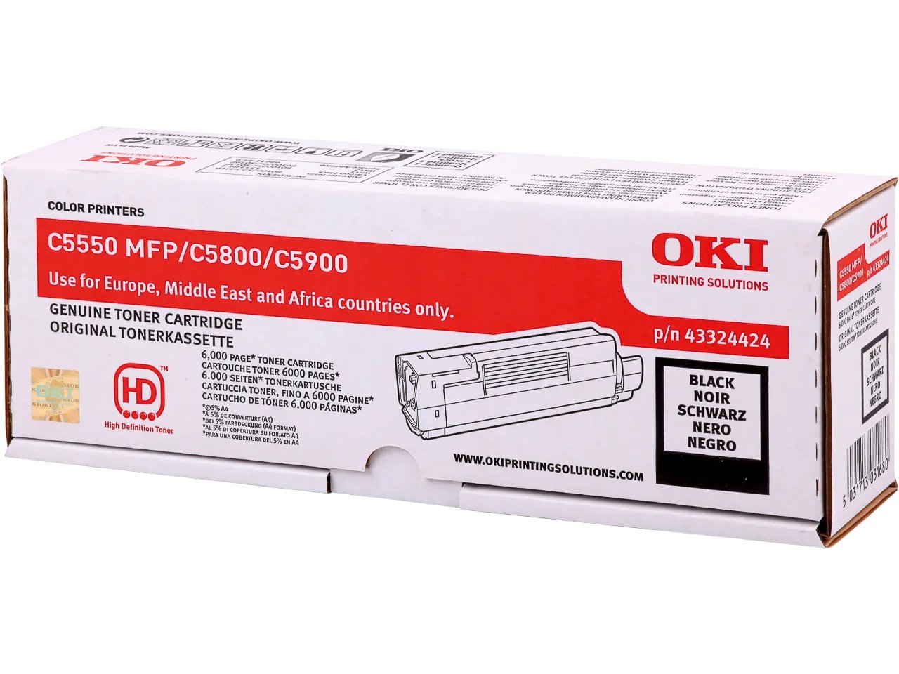 43324424 OKI C5800 Toner noir