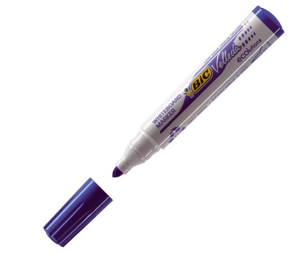 MARQUEUR TABLEAU BLANC 1701 VELLEDA PTE OGIVE BLEU ECOLUTION