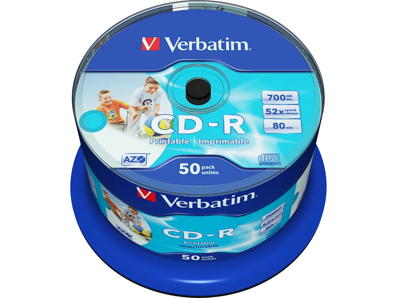 VERBATIM CDR80 700MB 52x (50) SP