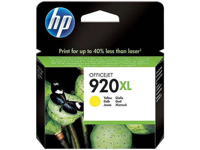 HP920XL - Cartouche Encre 920XL Jaune 700 pages - CD974AE HP OfficeJet 6500 