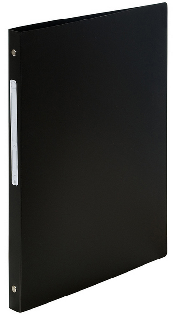 CLASSEUR 4 ANNEAUX DOS 15- POLYPRO NOIR