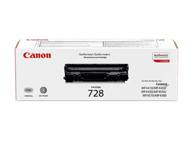 Canon 728 - Toner Canon CRG-728 (CRG728) 3500B002 noir.