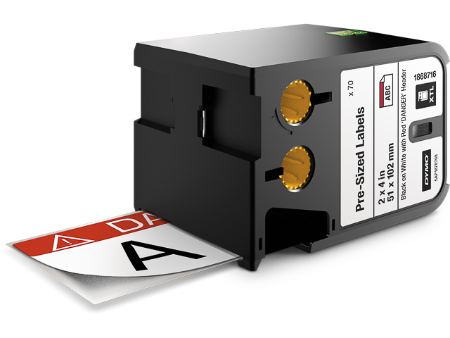 1868716 DYMO 51x102mm DANGER LABELS
