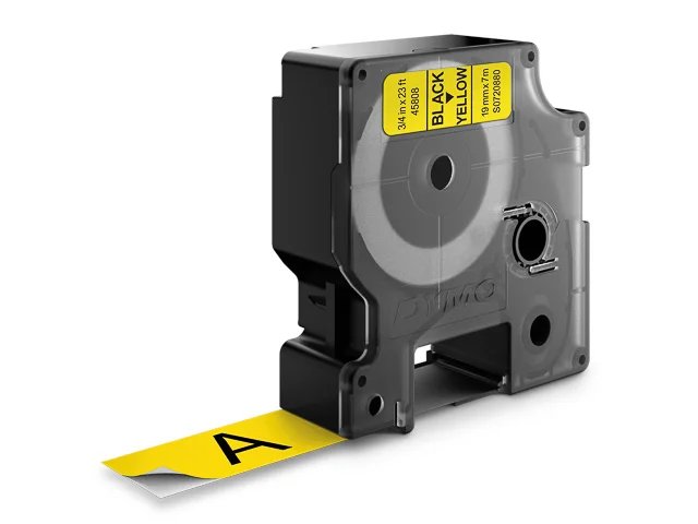 S0720880 DYMO D1 19mm Noir-Jaune