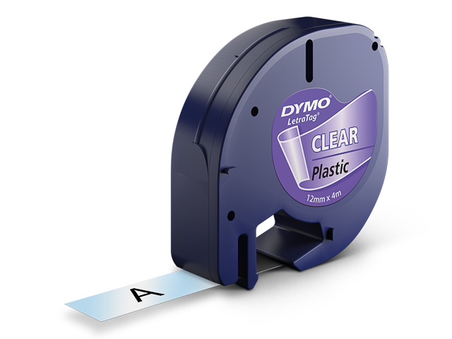 S0721550 DYMO 12mm  - bleu sur transparent