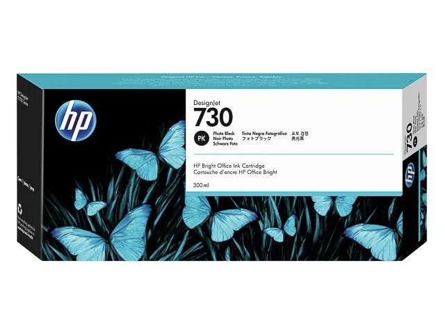 P2V73A HP DesignJet d'encre HP730 - T1700 photo  - cartouche  noire photo Grande Capacité - 300ml