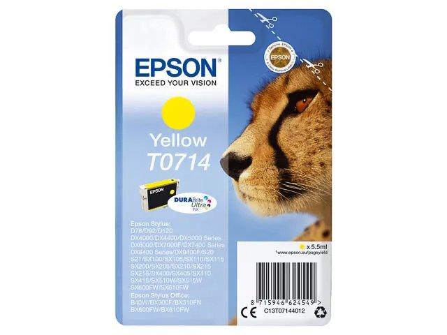 T0714 - EPSON DX4000 - cartouche Jaune