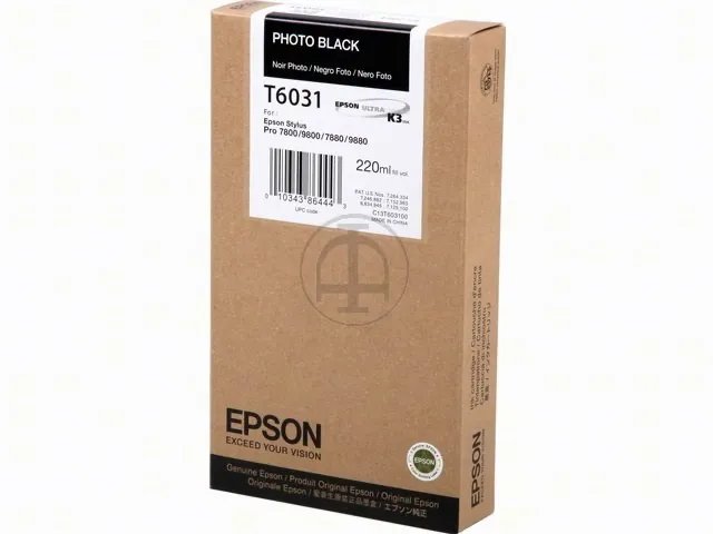 C13T603100 EPSON - Standard PRO7800 - cartouche photo  noire Grande Capacité