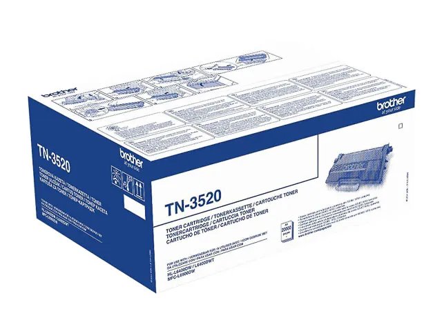 Toner noir BROTHER TN3520 