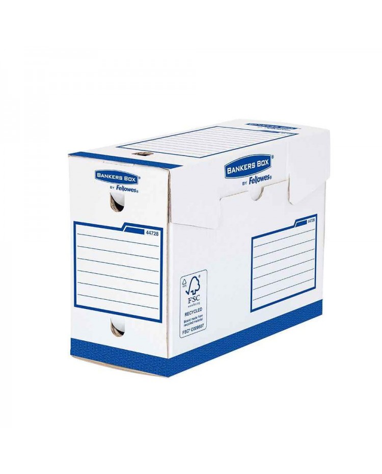 BOÎTE ARCHIVES FELLOWES SUPER RESISTANTES HEAVY DUTY DOS 150 BLANC/BLEU - Le Paquet de 20  