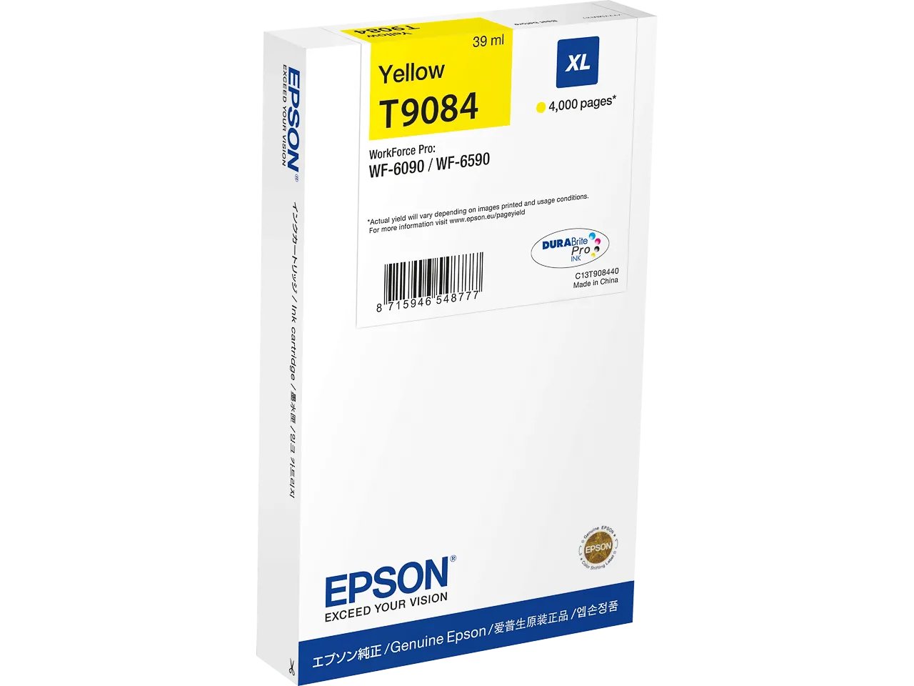 C13T908440 EPSON WF6090 - cartouche Jaune - Standard