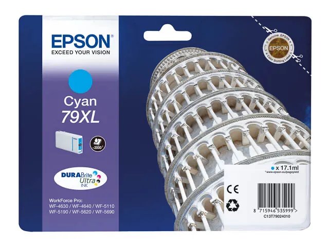 T7902 - EPSON WF5110WF - cartouche  cyan Grande Capacité