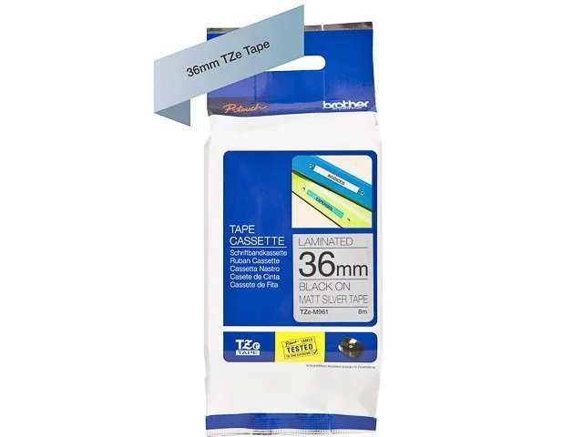 TZEM961 BROTHER 36mmmat - noir sur argent