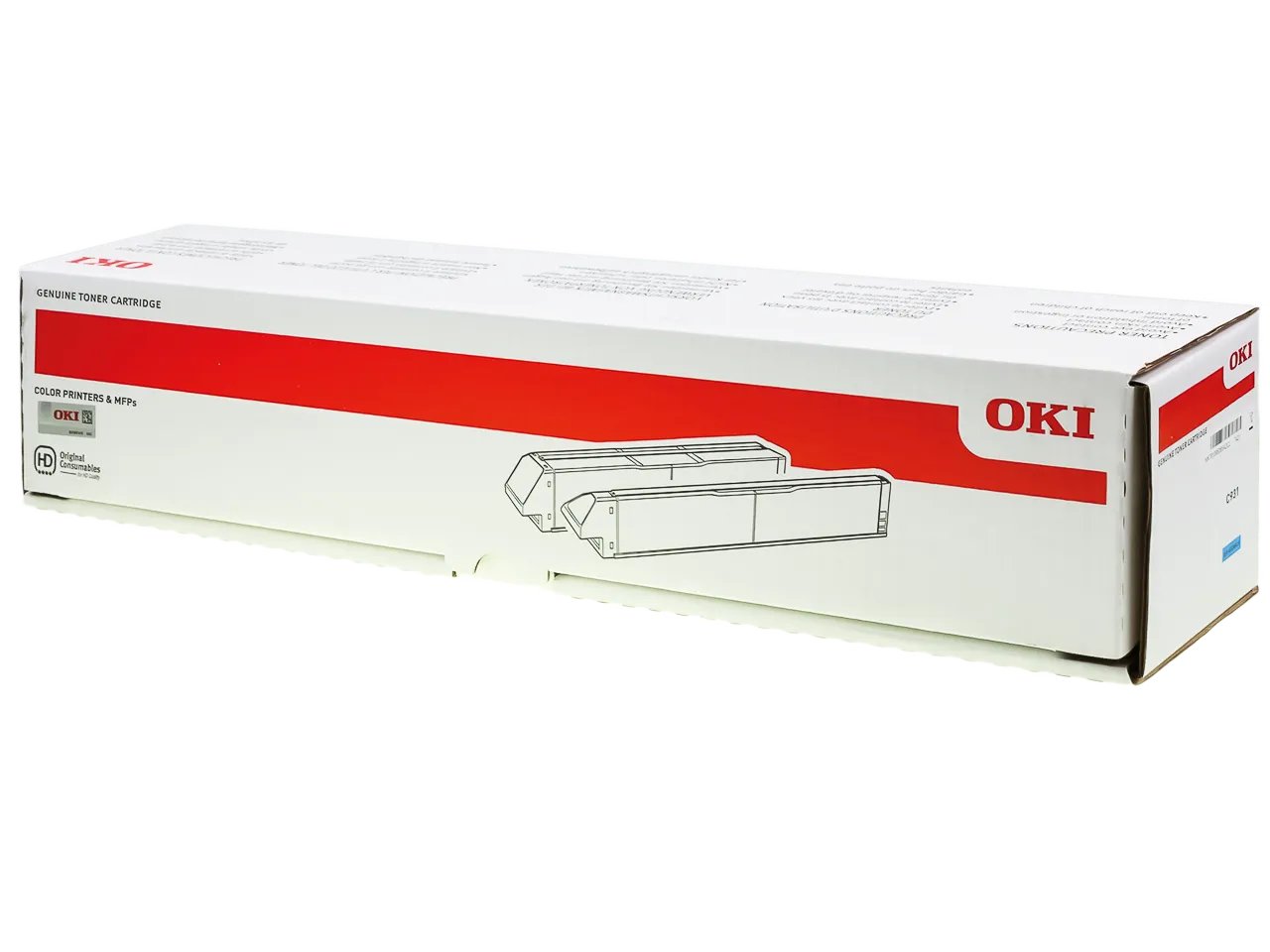 45536415 OKI C931 Toner cyan - Standard
