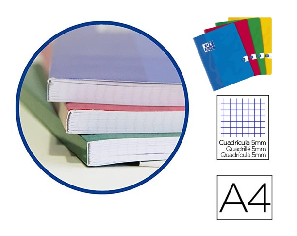 CAHIER BROCHE A4 192PG Q5/5 90G