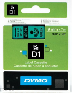 RUBAN DYMO POCKET/4500 9MM NOIR/VERT