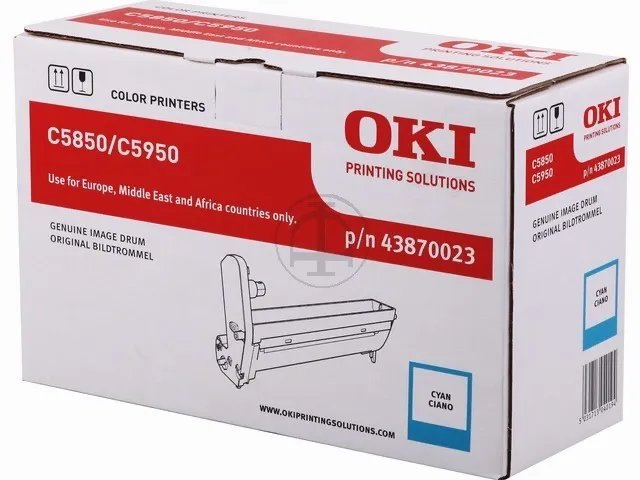 43870023 OKI C5850 Tambour (OPC) cyan