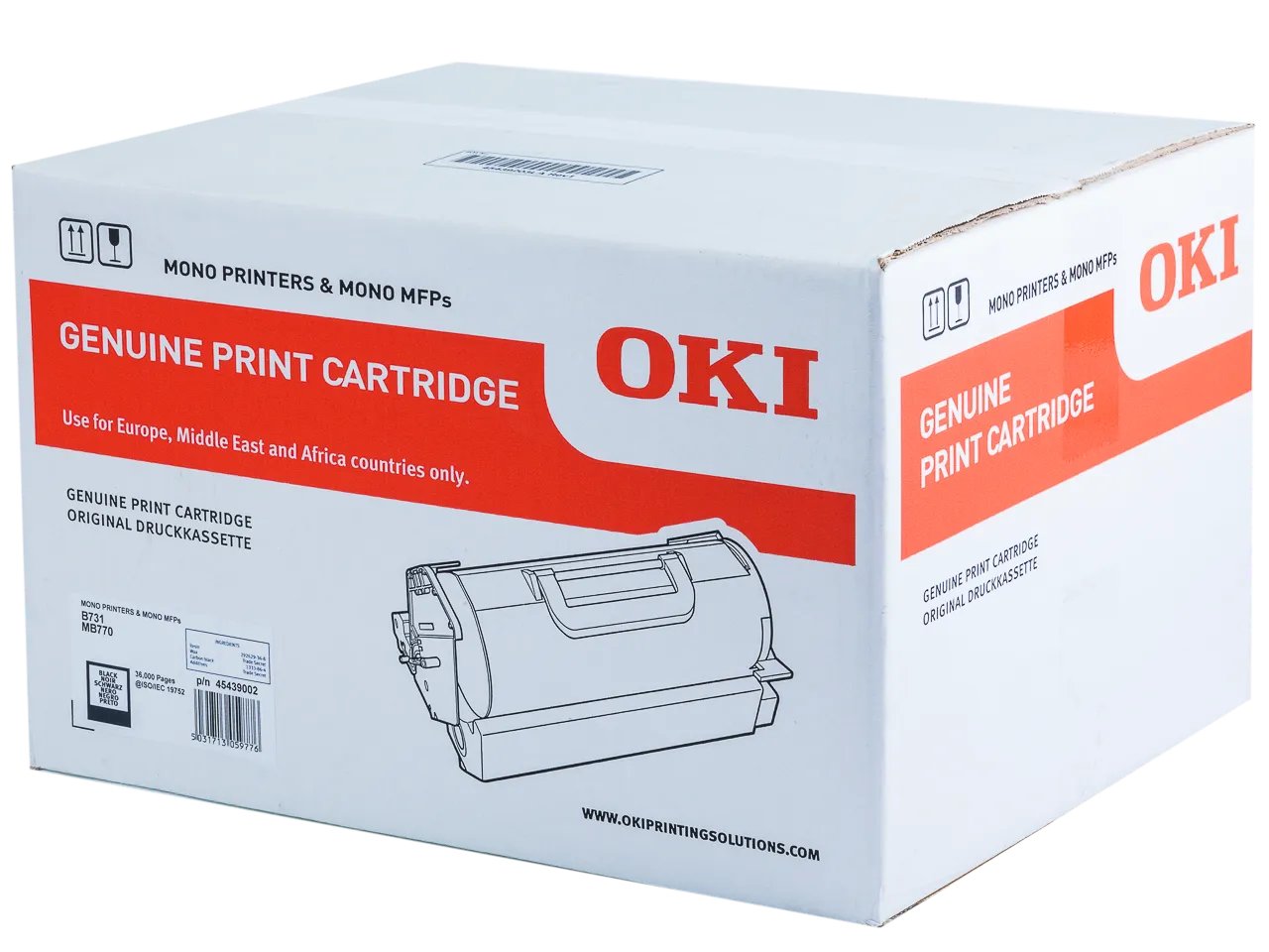 45439002 OKI MB770 Toner noir