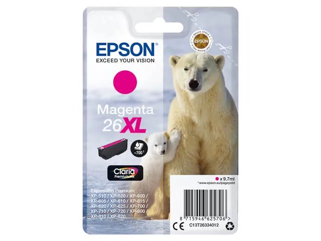 T2633 - EPSON XP600 - cartouche magenta Grande Capacité