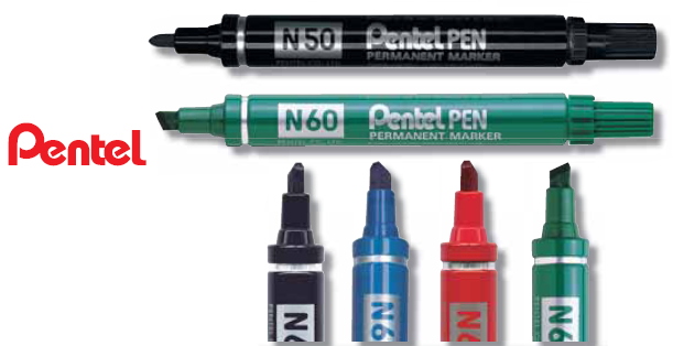 MARQUEUR PEN PERMANENT N50 OGIVE BLEU