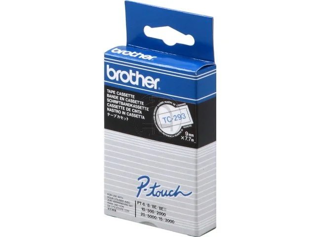 TC293 BROTHER PTOUCH 9mm - bleu sur blanc
