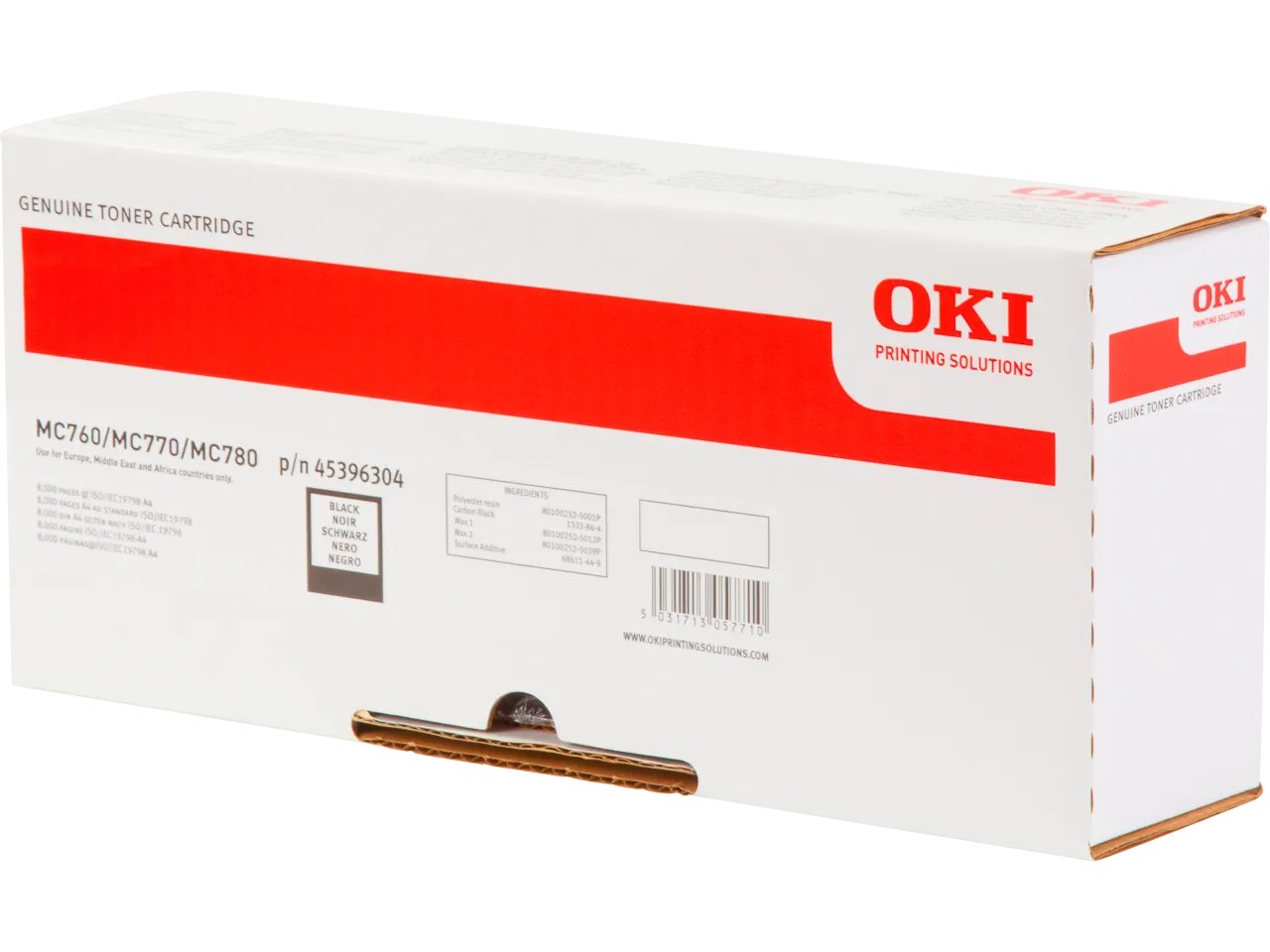 45396304 OKI MC760 Toner noir