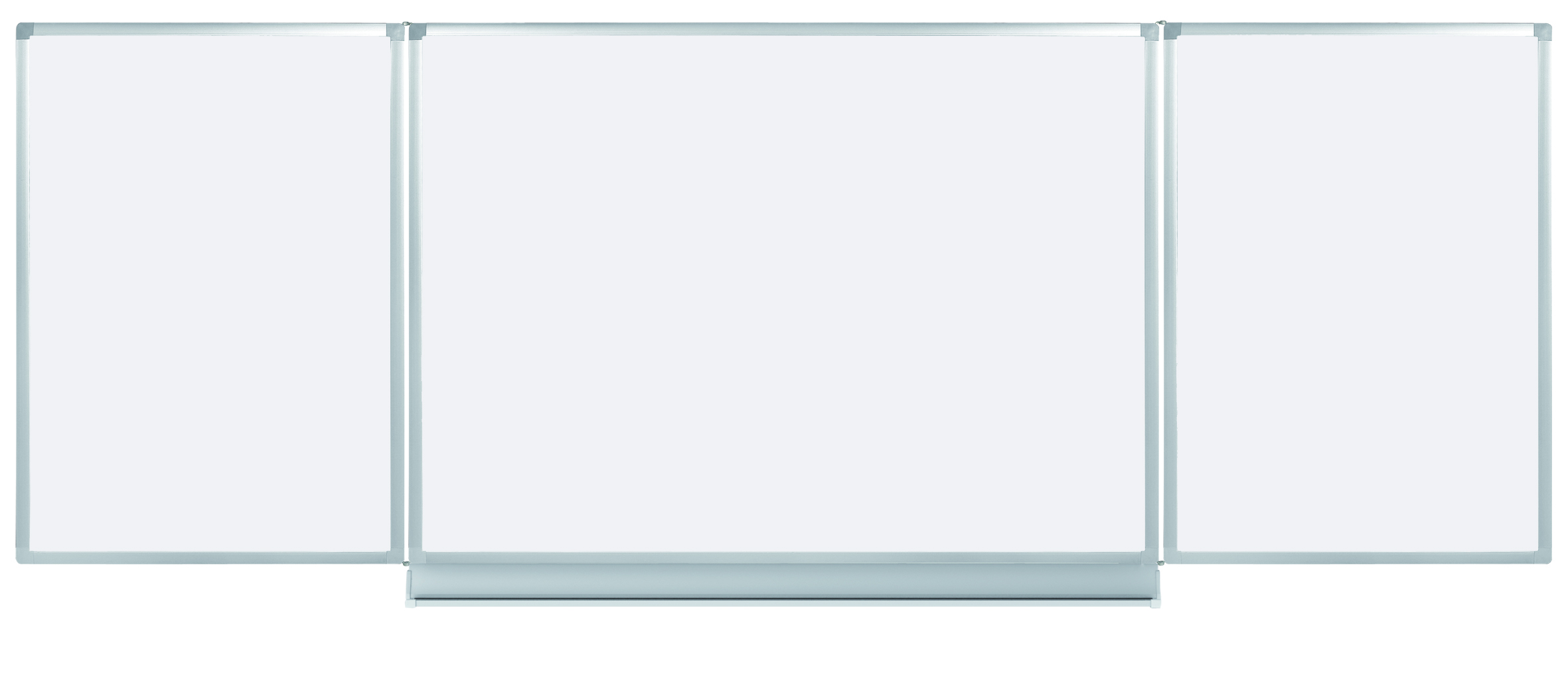 TRIPTYQUE EMAILLE BLANC 90X120CM FERME - 90X240CM OUVERT