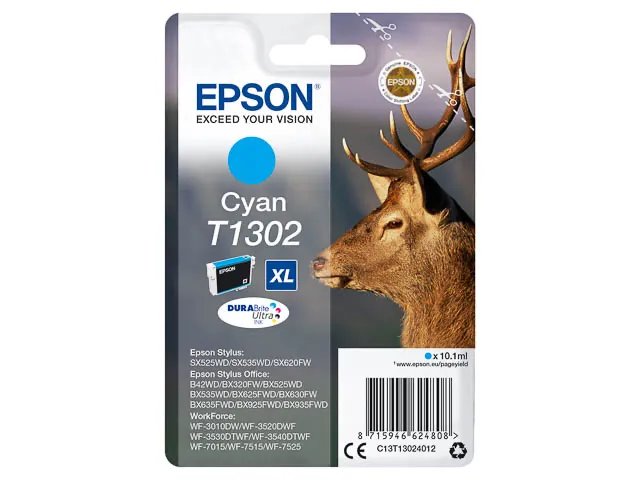 T1302 - EPSON BX320FW - cartouche  cyan Grande Capacité