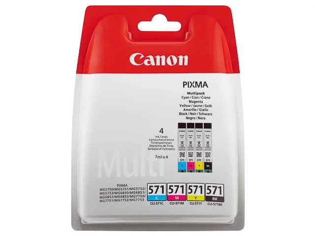 CLI571 - CANON MG5750 - cartouche  (4) CMYK