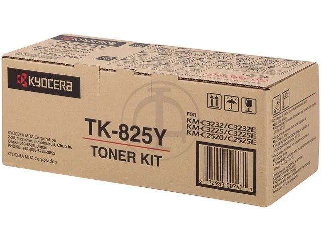 TK825Y KYOCERA KMC2520 Toners Jaune
