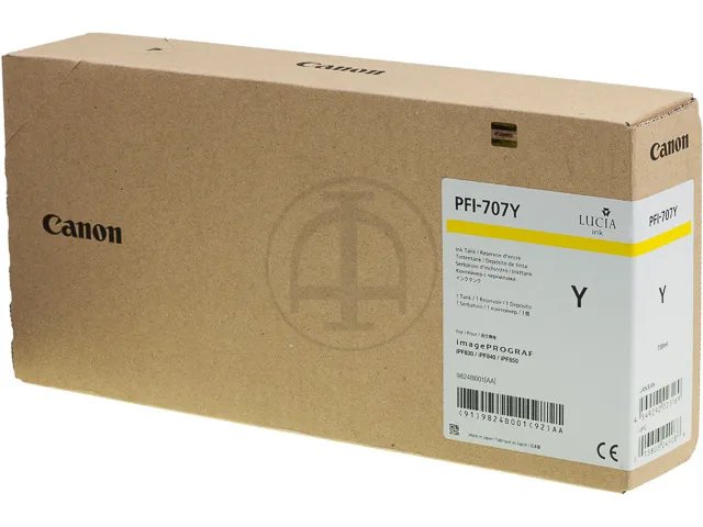 PFI707Y CANON IPF830 - cartouche Jaune