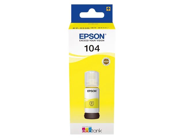 C13T00P440 EPSON ET2710 - cartouche Epson 104 Jaune