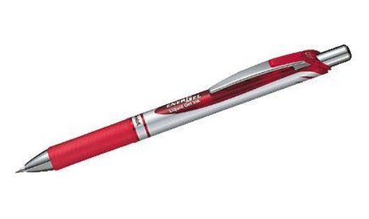 STYLO ROLLER RETRACTABLE ENERGEL BL77 ROUGE