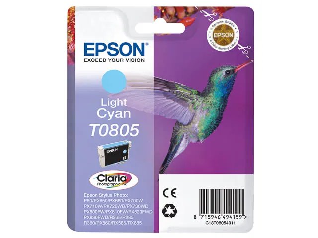 T0805 - EPSON - Standard photo RX265 - cartouche  cyan clair