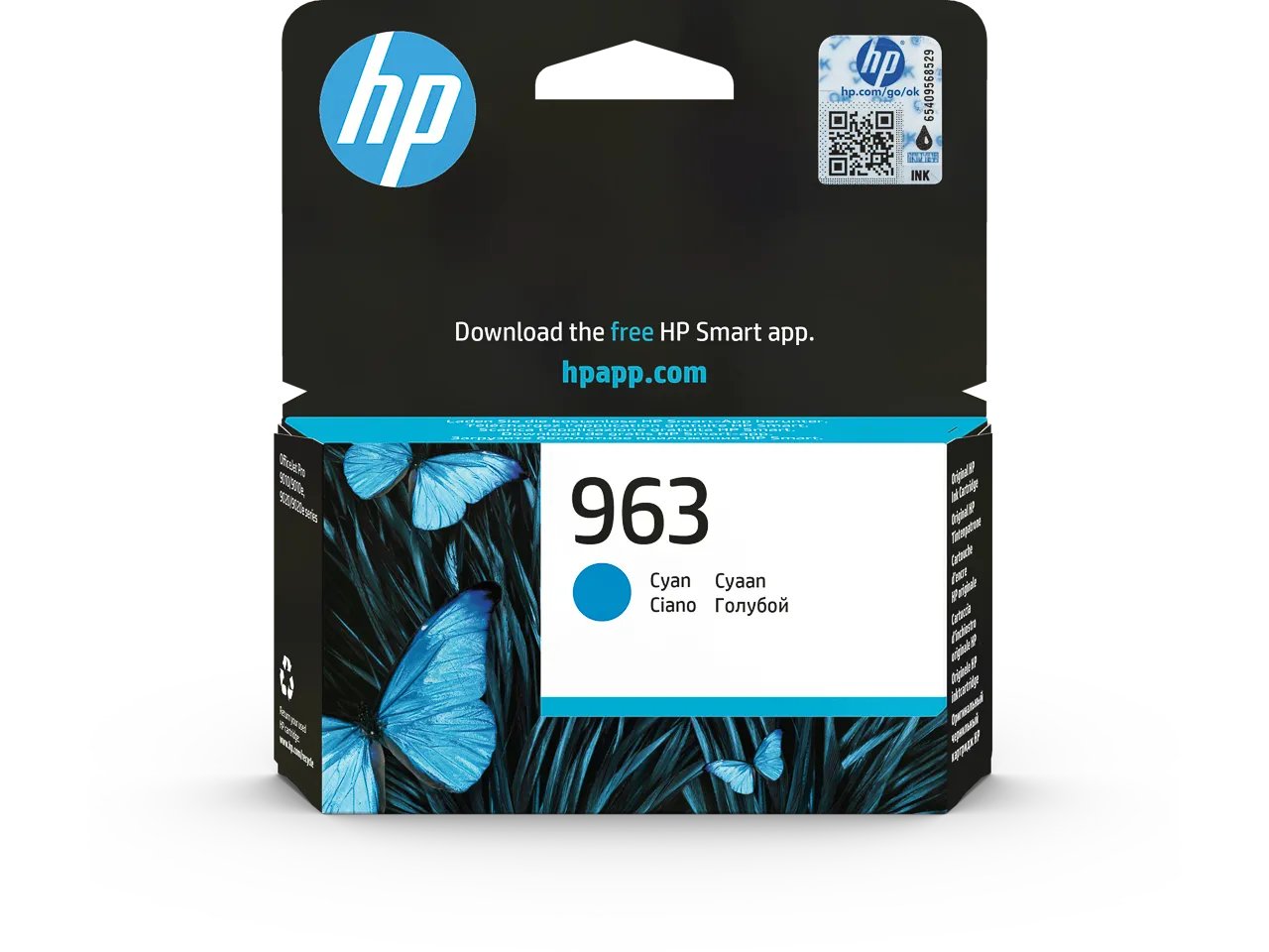 HP963 - 3JA23AE#BGX HP OfficeJet  PRO 9010/9020 - cartouche  cyan - Standard - 700 pages