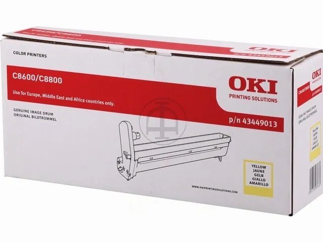 43449013 OKI C8600 Tambour (OPC) Jaune