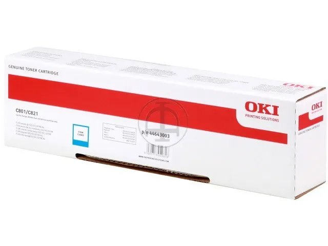 44643003 OKI C801 Toner cyan