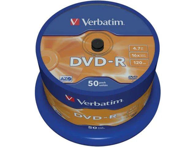 VERBATIM DVD-R 4.7GB 16x (50) SP