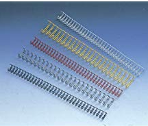 BOITE 100 RELIURES METAL 6.3MM ARGENT