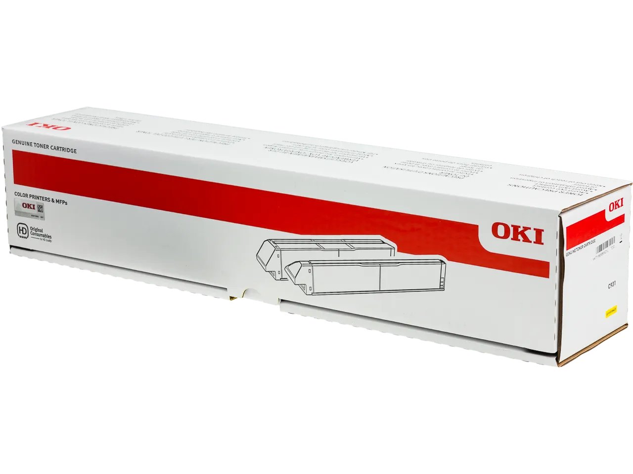 45536413 OKI C931 Toner Jaune - Standard