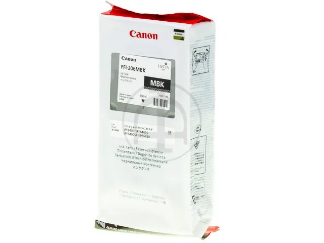 PFI206Noir Mat CANON IPF6400 - cartouche Mat Noir