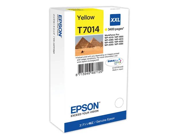 C13T70144010 EPSON WP4000 - cartouche Jaune Grande Capacité