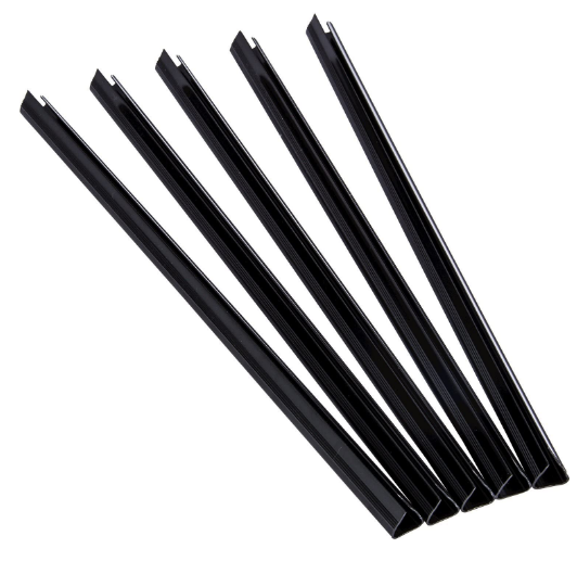 BOITE 50 BAGUETTES A RELIER 9/12MM NOIR