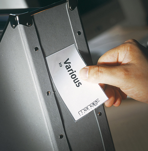 PAQ 3 POLYPRO PORTE ETIQUETTE 75X150