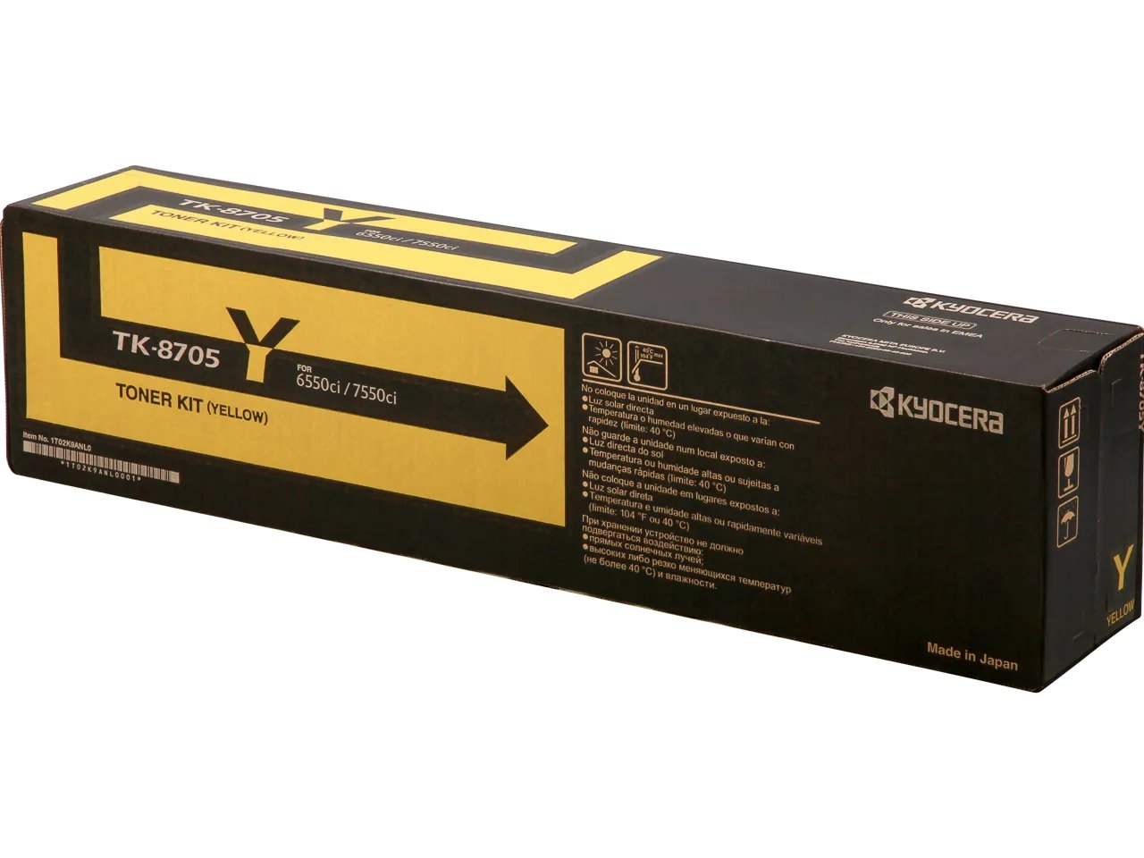 TK8705Y KYOCERA TA6550I Toner Jaune