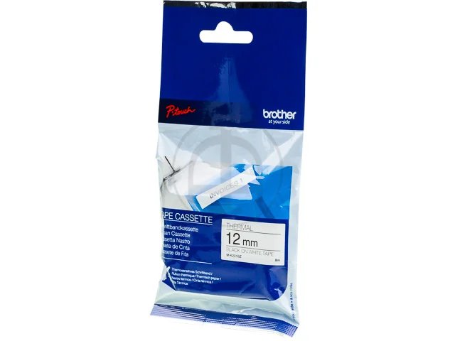 MK231BZ BROTHER PTOUCH 12mm- noir sur blanc